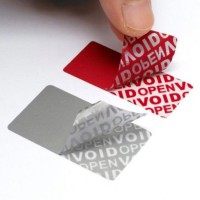 Custom Adhesive Vinyl Tamper Evident Security Labels